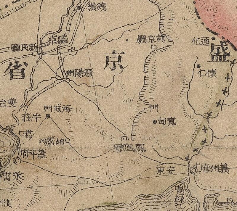 1894年《清国新地图》插图1