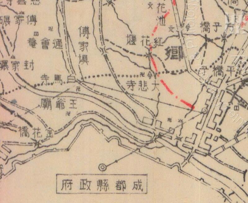 1943年《成都县全图》插图1