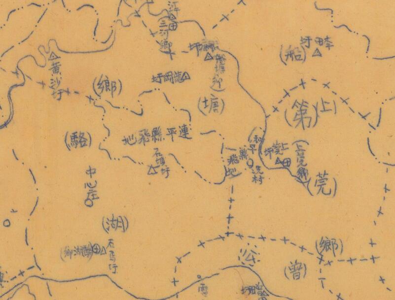 1941年《河源县区乡镇划分图》插图2