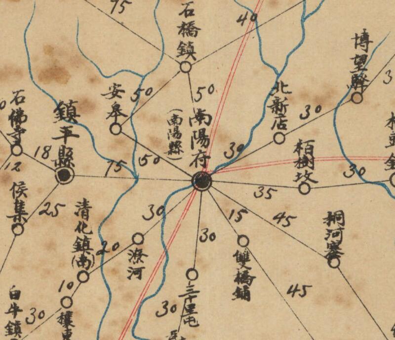 1926年《河南邮电路线图》插图3