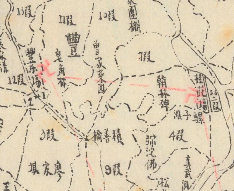 1939年四川《崇宁县分段全图》插图3