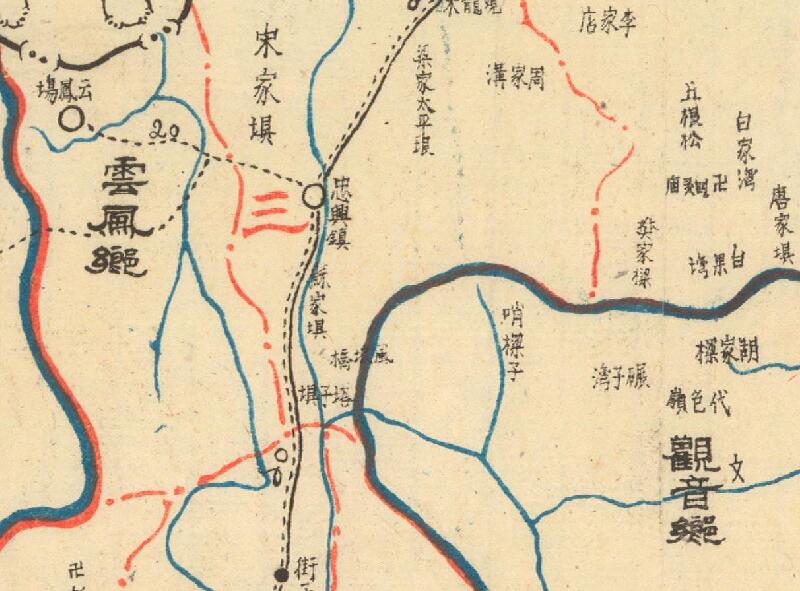 1936年《绵阳县乡镇位置全图》插图3