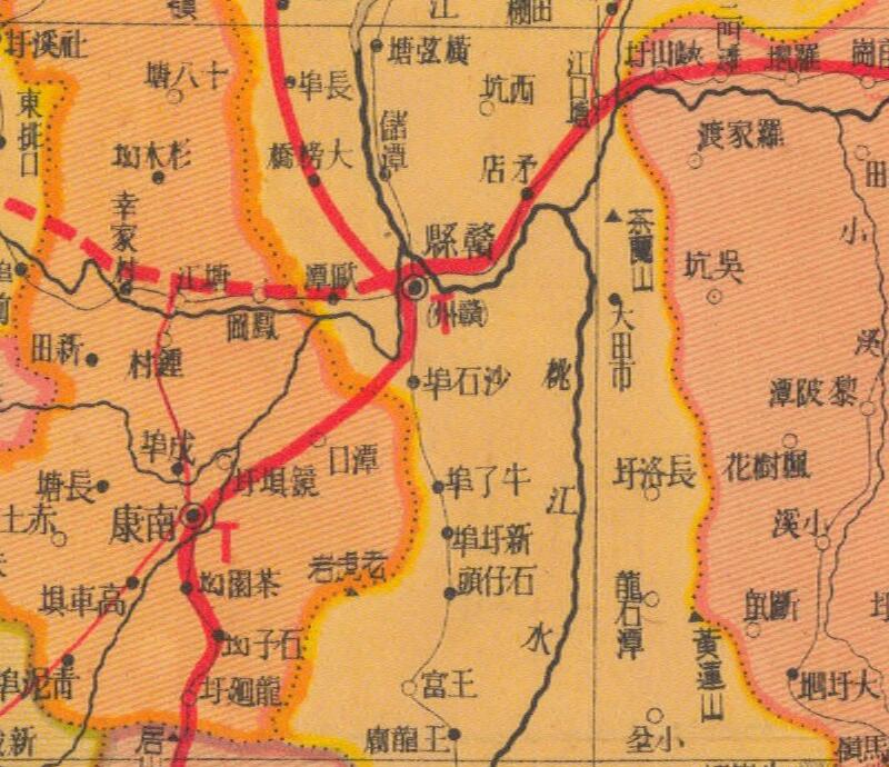 1938年《江西省明细地图》插图3