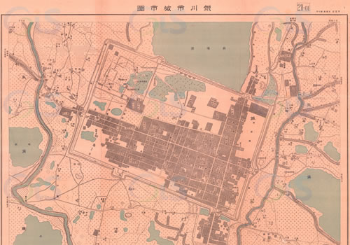 1948年《银川市城市图》