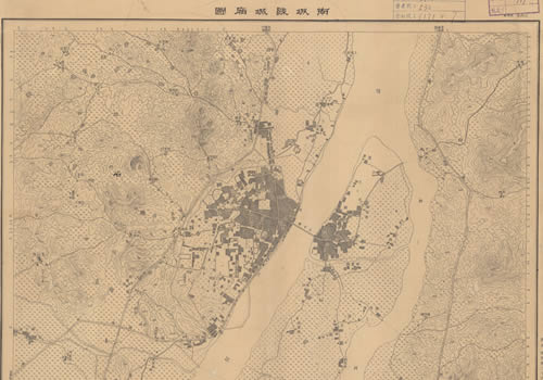 1947年江西《南城县城厢图》