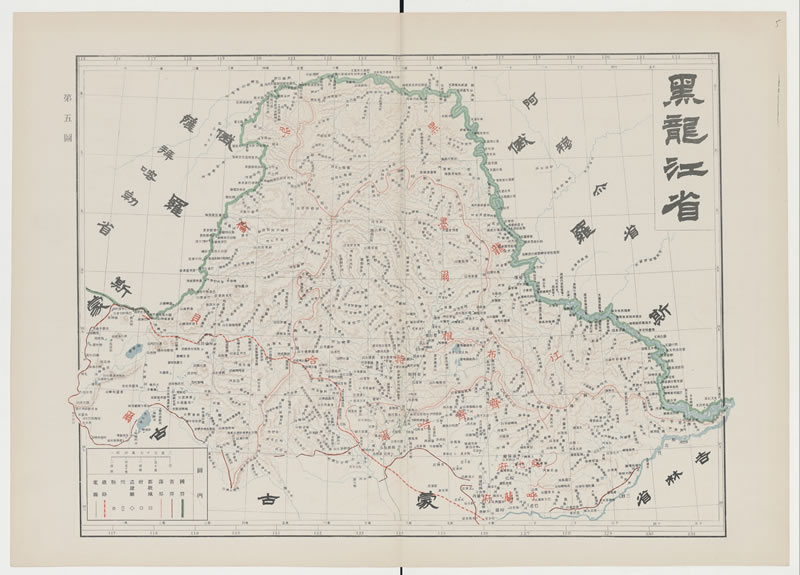 1905年《黑龙江省》地图插图