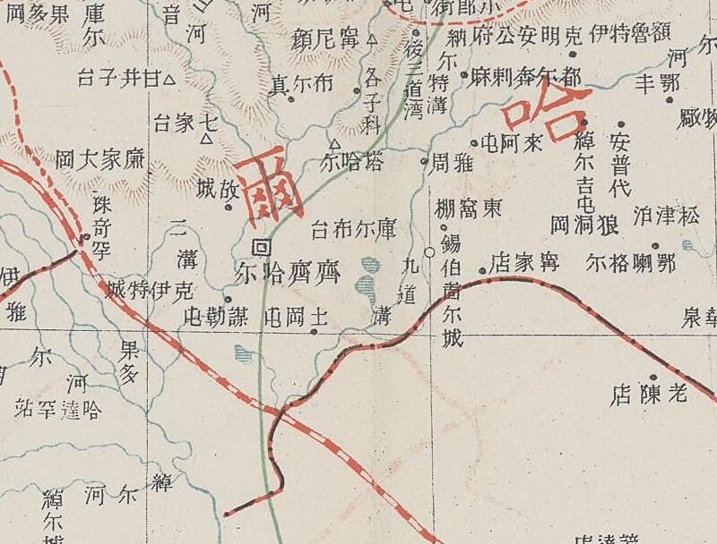 1905年《黑龙江省》地图插图1