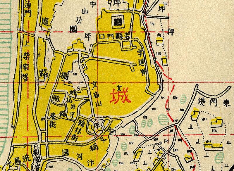 1947年《岳阳县城地籍一览图》插图1