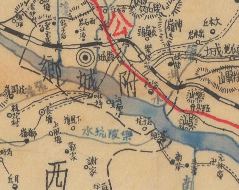 1941年《广东省乐昌县图》插图1