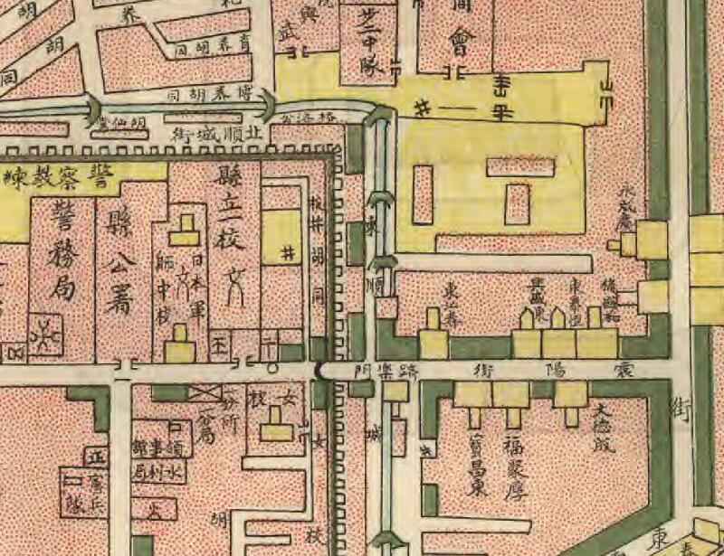 1935年《通化县街市全图》插图1