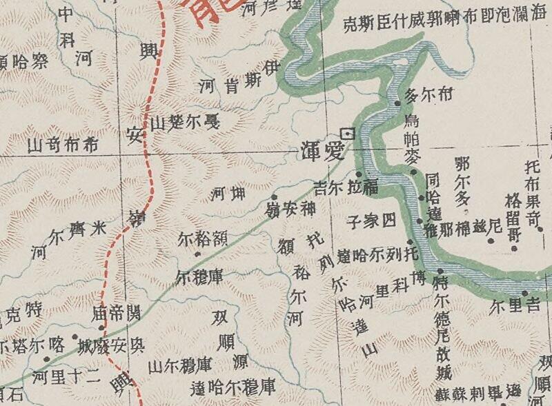 1905年《黑龙江省》地图插图2