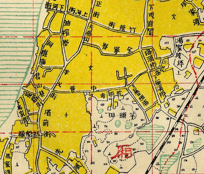 1947年《岳阳县城地籍一览图》插图2