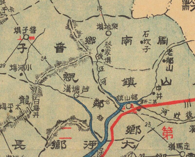 1943年《彭水县图》插图2