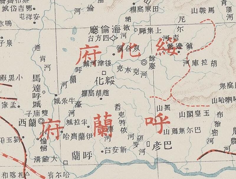 1905年《黑龙江省》地图插图3