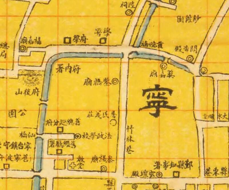 1914年《最新宁波城厢图》插图3