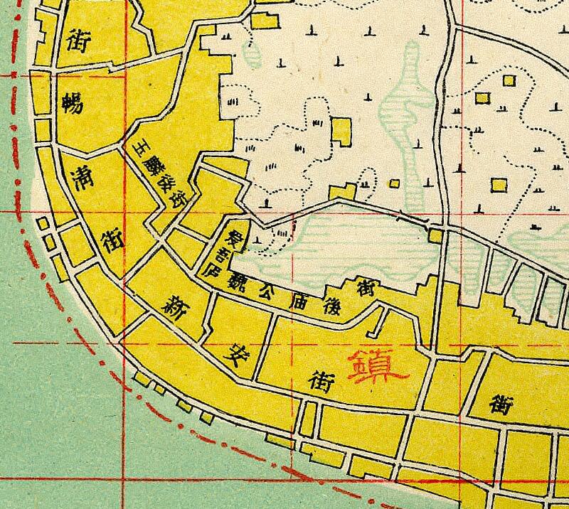 1947年《益阳县城地籍一览图》插图3