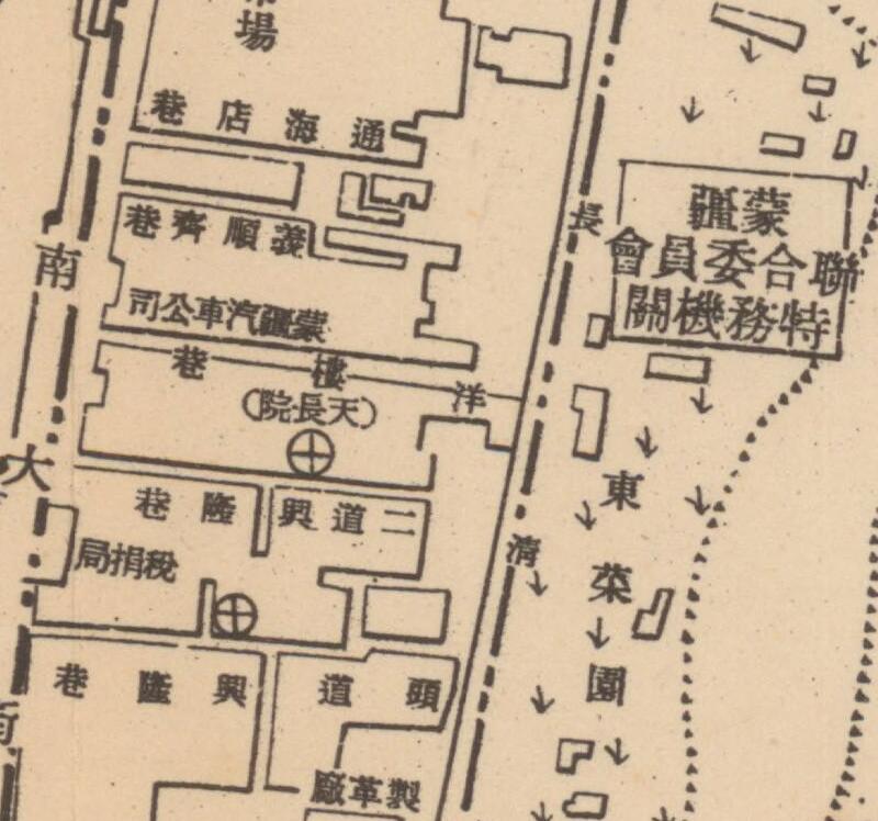 1938年前后《张家口市街图》插图3