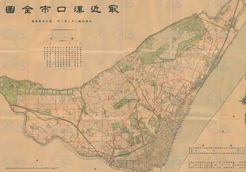 1933年《最近汉口市全图》