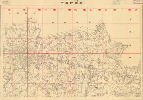 1935年《鄞县分图》25000分1