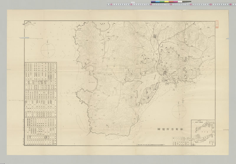 1904年《旅順港防备图》插图