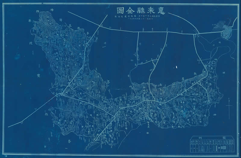 1942年广东《惠来县全图》插图