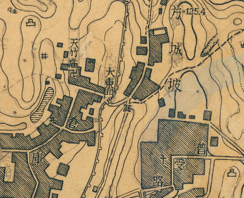 1947年湖北《钟祥县城市图》插图1