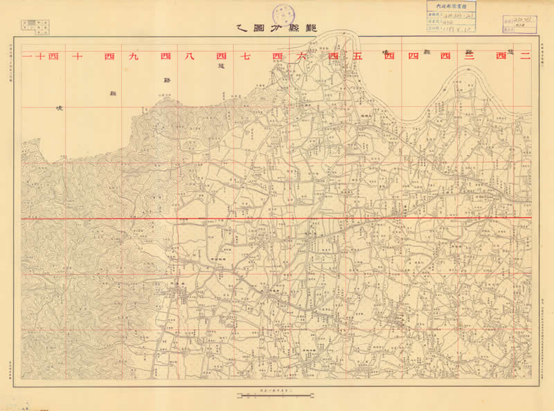 1935年《鄞县分图》25000分1插图1