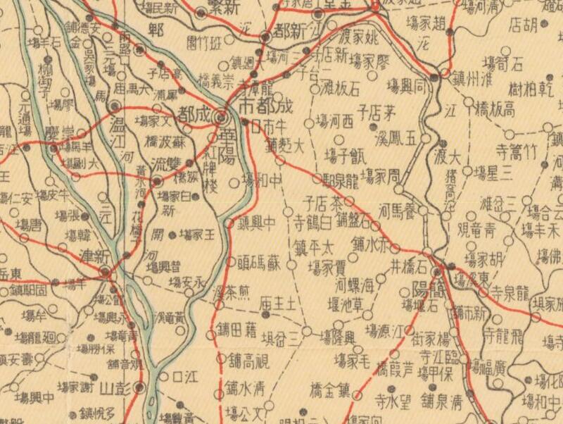 1940年《川康明细地图》插图1