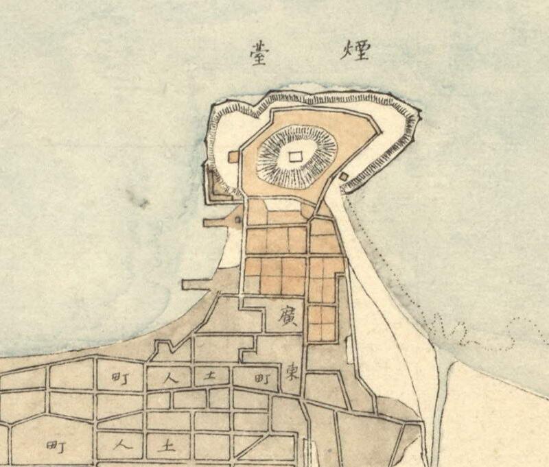 1883年烟台《芝罘港全图》插图1