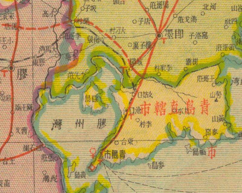 1938年《山东省明细地图》插图2