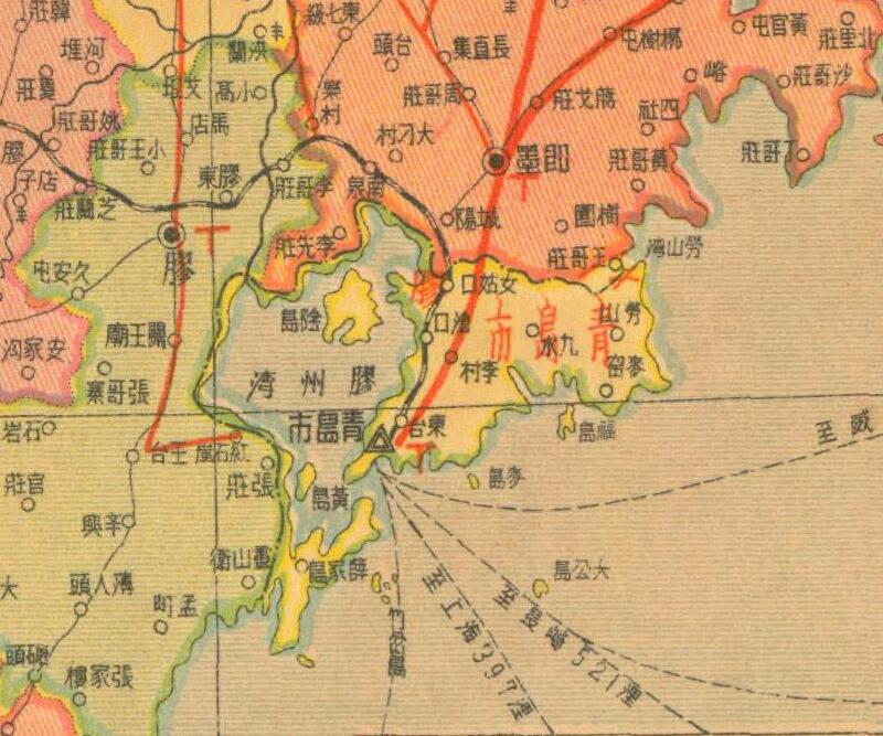 1937年《山东省分县新图》插图2