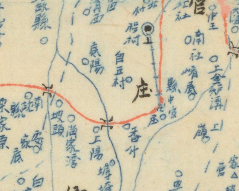 1944年《河南省阌乡县图》插图2