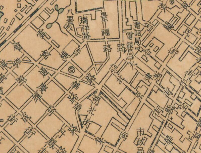 1933年《最近汉口市全图》插图3