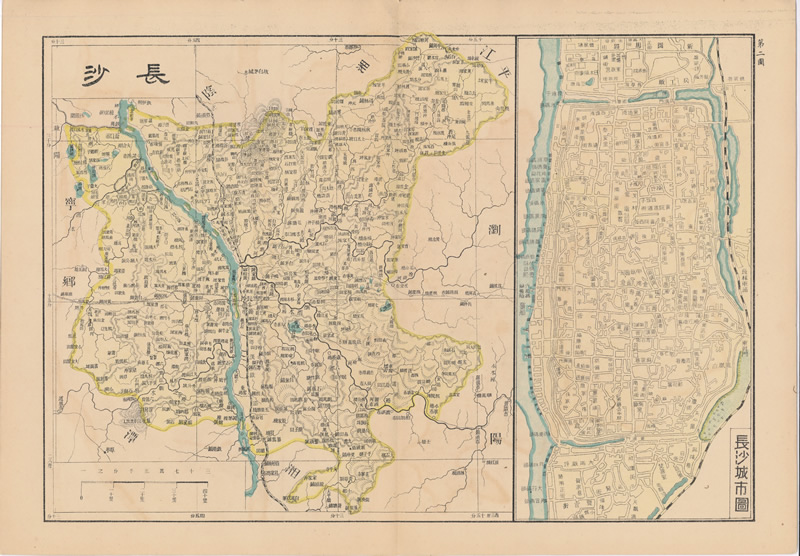 1928年《湖南分县详图》插图3