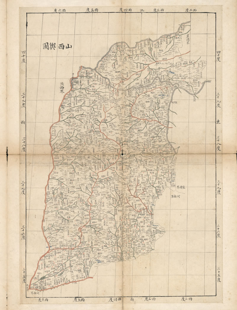 1693–1722年《山西舆图》插图