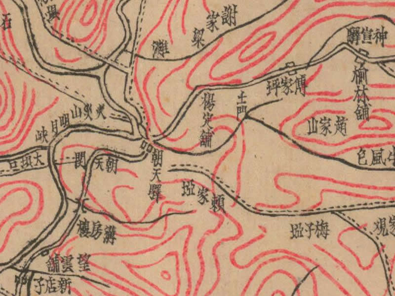 1944年《广元县地形图》插图1