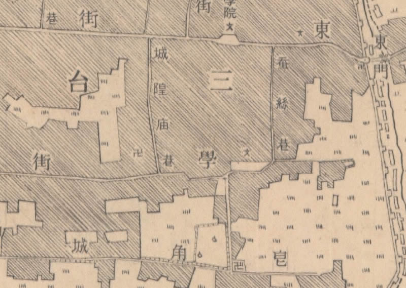 1947年四川《三台县城厢图》插图2