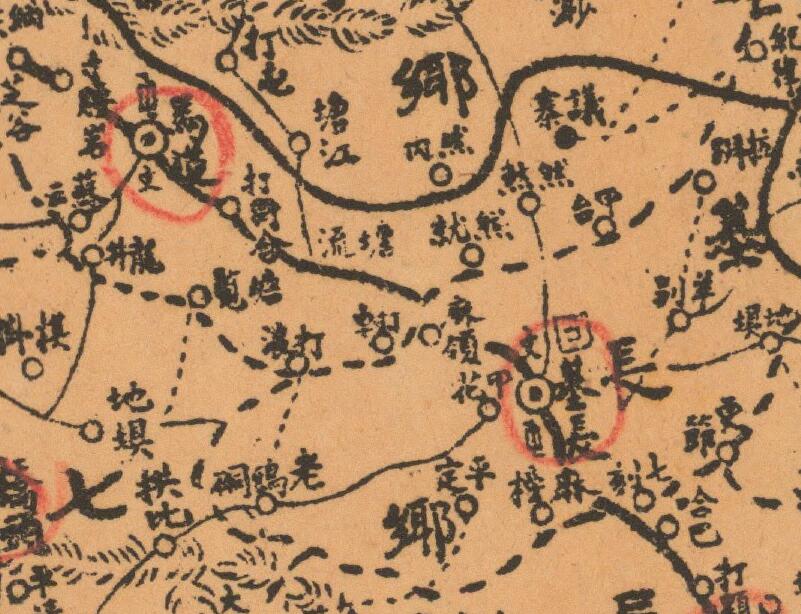 1944年贵州《独山县地图》插图2