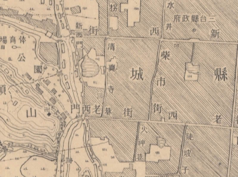 1947年四川《三台县城厢图》插图3