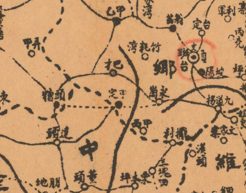 1944年贵州《独山县地图》插图3