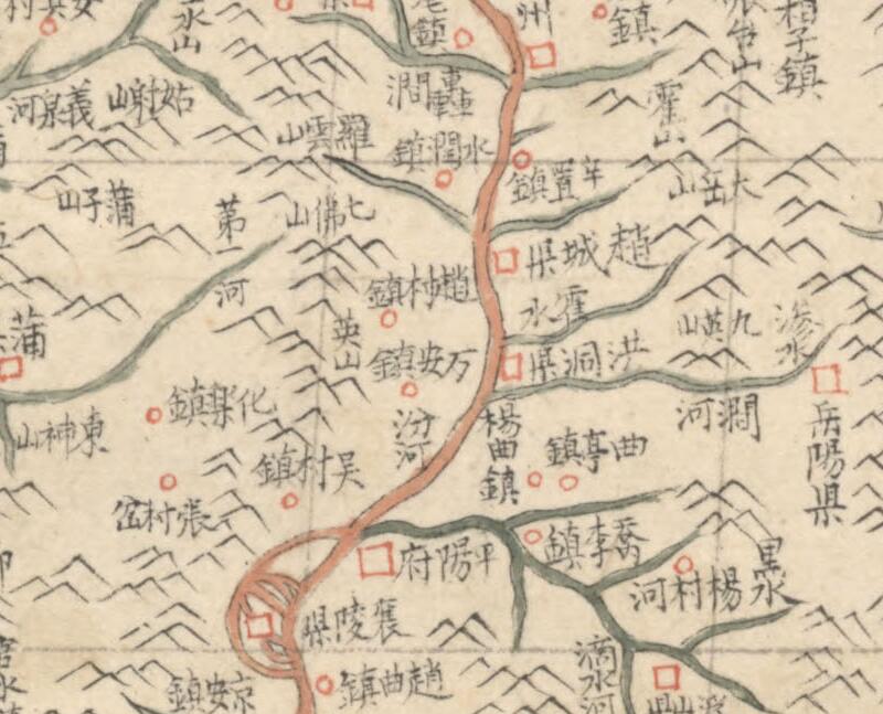 1693–1722年《山西舆图》插图3