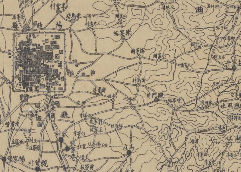 1935年《山西省地形图》十万分一插图4