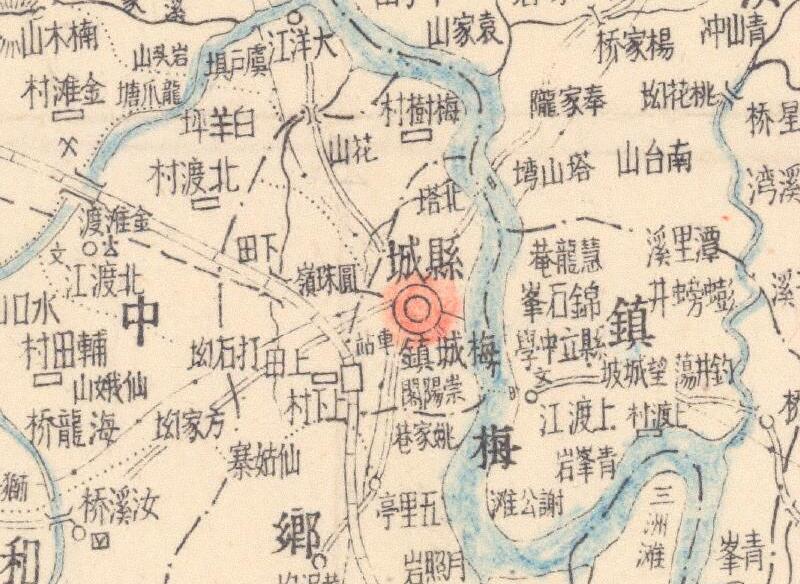 1943年《湖南省新化县详细地图》插图3