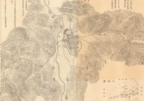 1938年贵州《贵定县》地图