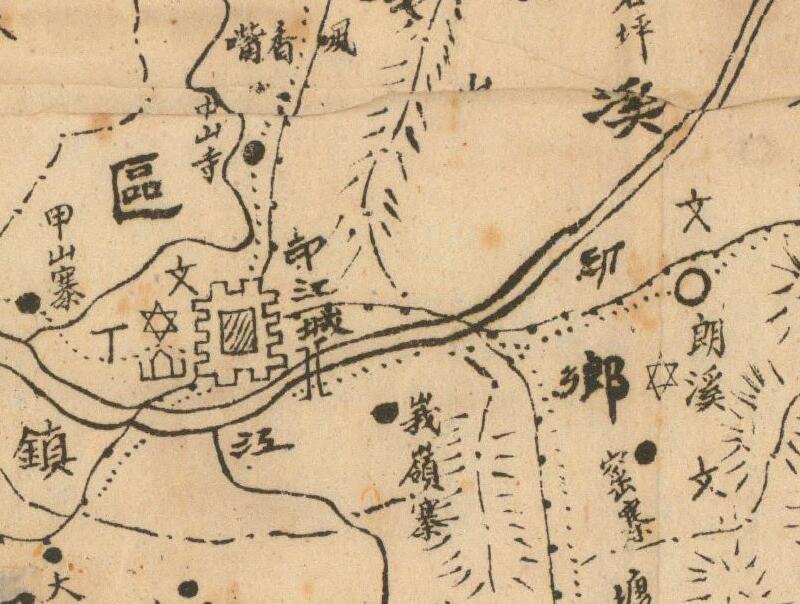 1941年《贵州省印江县全图》插图1