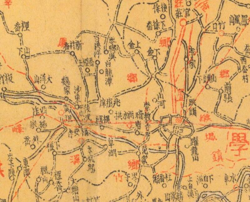 1942年《浙江省宁海县图》插图1