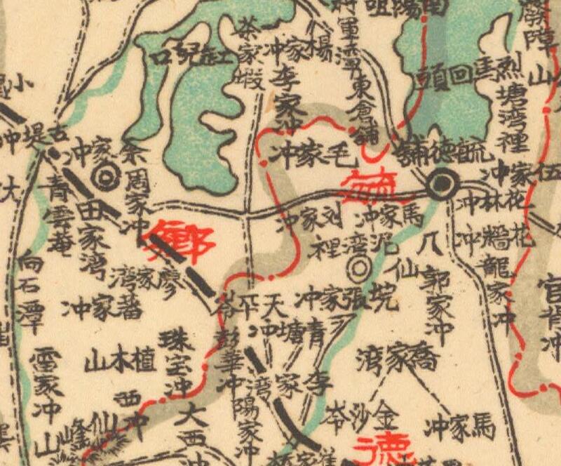 1939年湖南《汉寿县图》插图2
