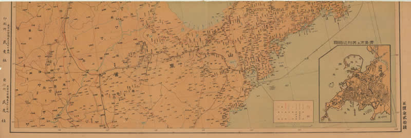 1914年《胶州湾明细地图》插图1