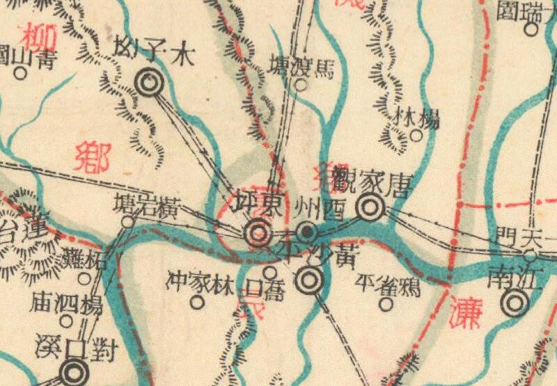 1940年湖南《安化县图》插图1