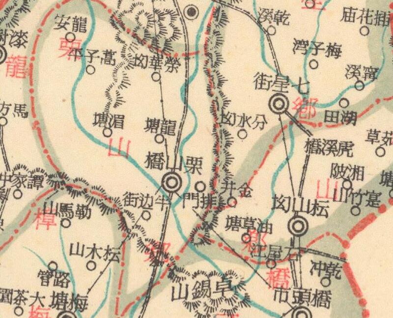 1940年湖南《安化县图》插图3